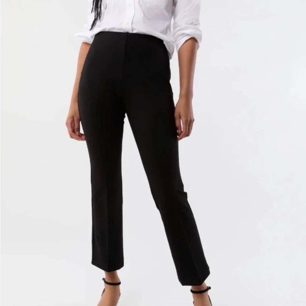 ANN MASHBURN Faye Black Straight Leg Pants